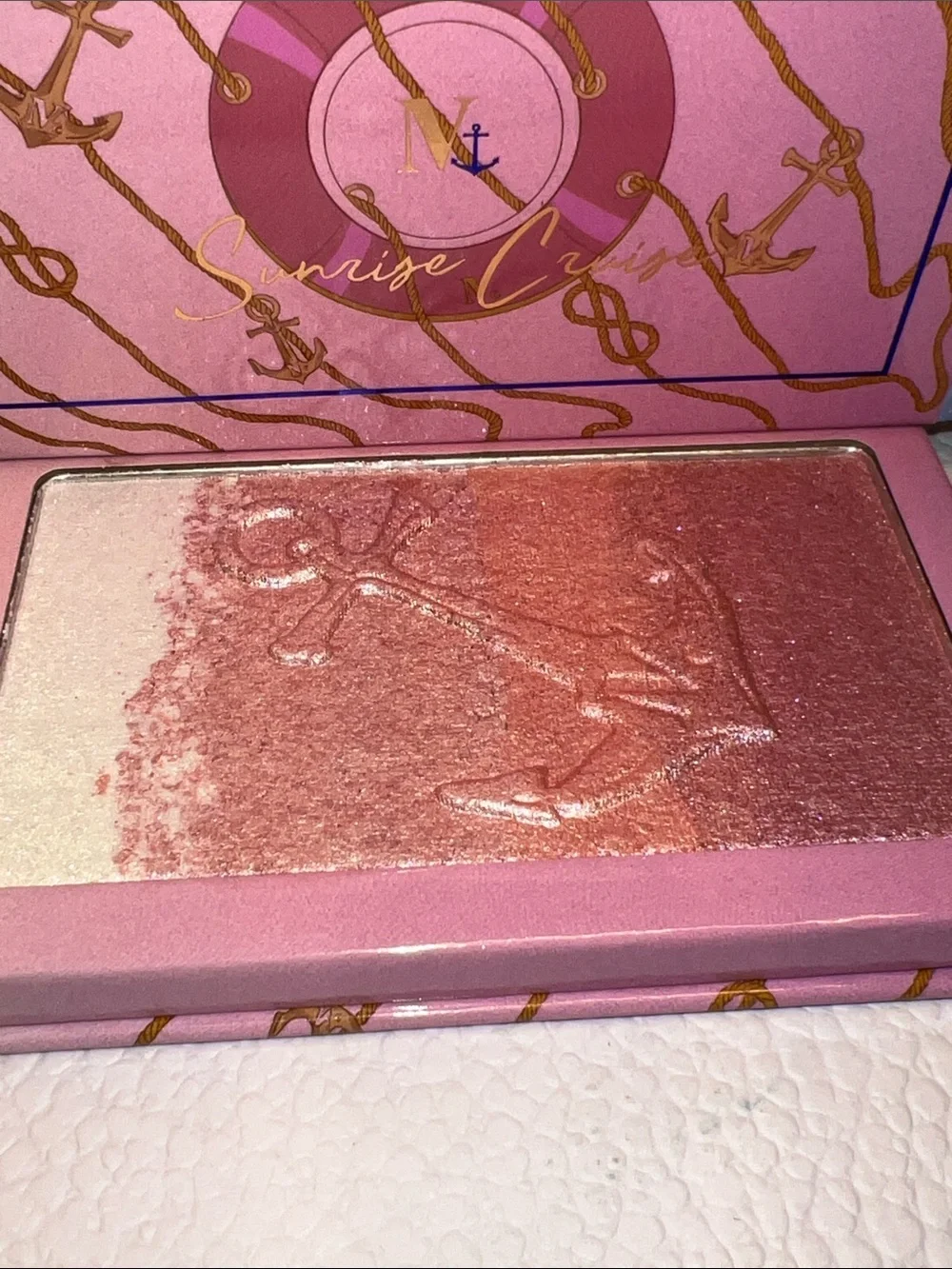 Nomad Cosmetics Sunrise Cruise Shimmer Highlighter Palette - Gradient Rose Glow